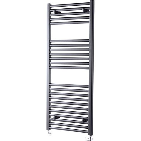 Heatwave Tempo Anthracite Ladder Towel Rail 1200mm (H) x 400mm (W) (1/3)