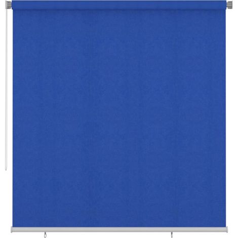 Außenrollo 225 (B) x 230 (H) cm Blau HDPE vidaXL