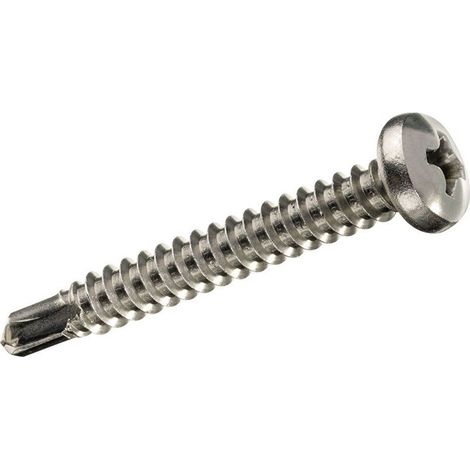 Viti InnovaGoods 18118 autofilettanti testa tonda stella 4.2 mm 13 mm
