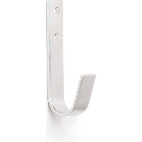 Gancho Multiusos para Colgar en Pared , Acero Niquelado Zincado Medidas 164193 mm 1 Unidad -