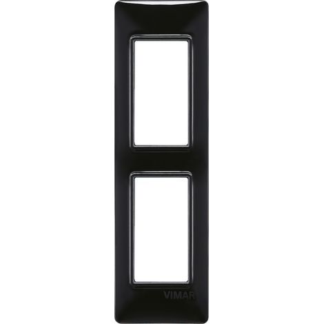 VIMAR - 14667.05 Placca 2M pannelli nero