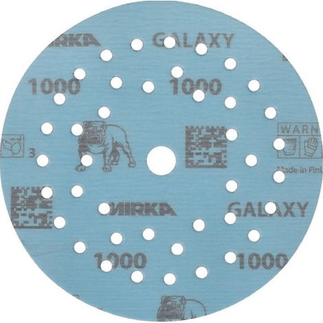 Disque abrasif auto-agrippant GALAXY Grip Multifit 125mm G.1000 p.BO/Métal/Vernis/Pl.