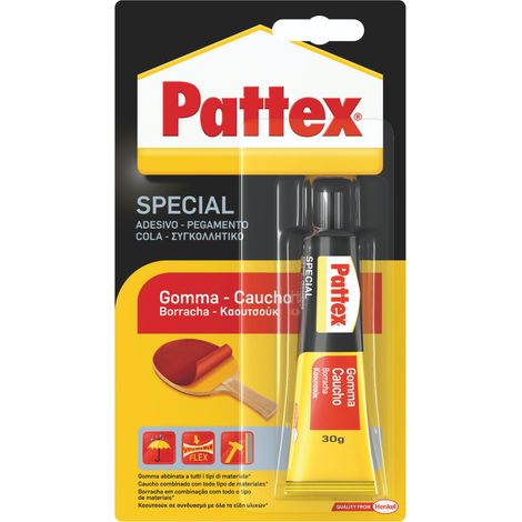 Henkel adesivo pattex special gomma gr. 30 (6 pezzi) - Henkel