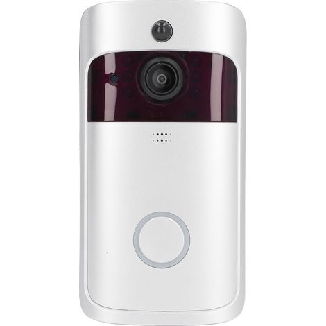 Sonnette vidéo sans fil WiFi avec détection de mouvement et vision nocturne, étanche IP65 (1/5)