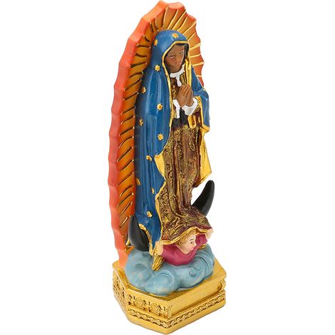 Icône chrétienne de Notre-Dame de la Bonne Fortune, peinte à la main, objet décoratif de table.