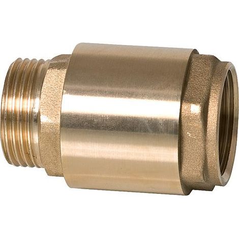 Soupape de retenue en laiton avec fil mâle 1/2" X fem 1/2" Type 7 mâle afemelle (1/2)
