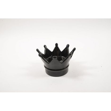 CORONA NERA IN CERAMICA