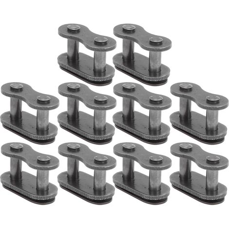 Lot de 10 maillons de chaîne 420, accessoires de remplacement pour moto tout-terrain, quad et scooter (1/5)