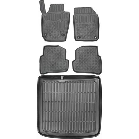 Skoda Fabia III Kombi a partir de 2015 SET - Alfombrillas para coche + alfombrilla para maletero