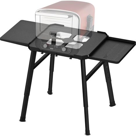 Foldable BBQ Stand Trolley, Fits Outdoor Electric BBQ (OG700 Series), Accessory, Black (1/5)