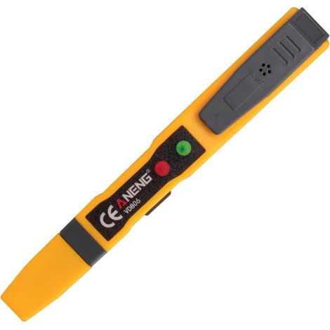 Détecteur De Tension Électrique sans Contact avec Stylo Testeur De Continuité De Batterie avec Alarme Sonore Et Lumière