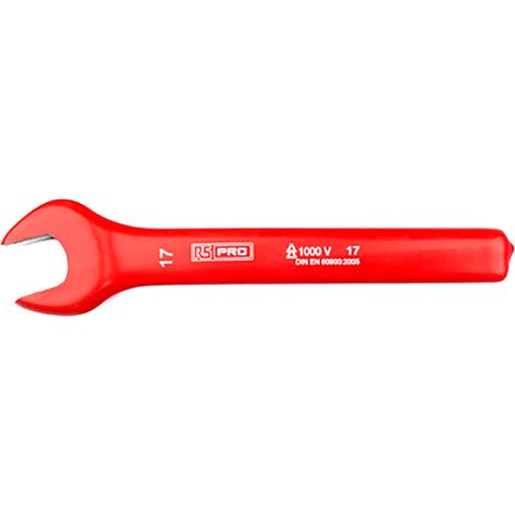 Clé à extrémité ouverte 17 mm RS PRO en Acier chrome vanadium ( Prix pour 1 ) (1/3)