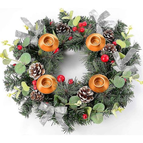 Décorations de Noël, chandeliers de Noël, rubans pour couronnes de Noël, couronnes de Noël, ornements de Noël (1/3)