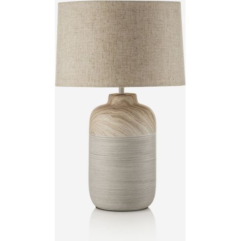 Keramik-Tischlampe Valen 30 mit Schirm