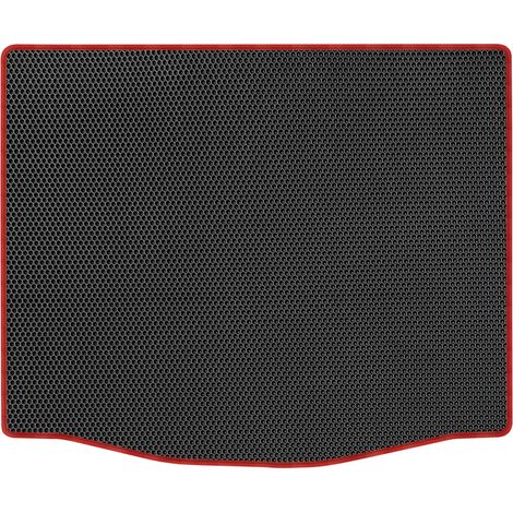 Alfombrilla de maletero de EVA con diseño de panal para Ford Focus III Hatchback (2011-2018) - Negra (1/5)