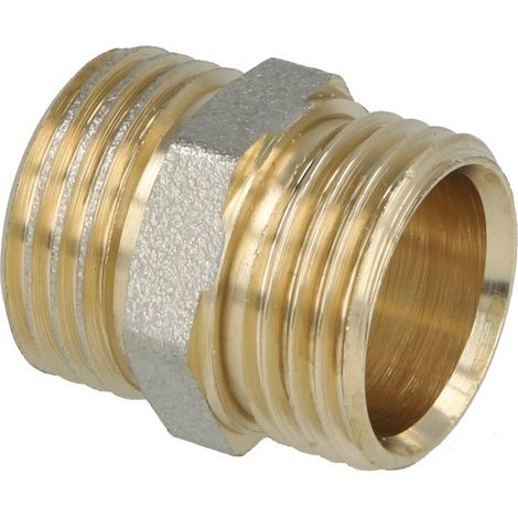 Accouplement laiton extérieur nickelé 1/2'' FM