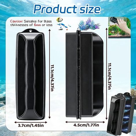 Magnet Aquarium Cleaning,Magnetic Glass Cleaner (1/4)