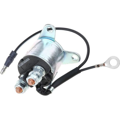 Électrovanne de démarreur à 2 fils, électrovanne de démarreur moteur avec fil de raccordement, électrovanne de démarreur de générateur GX160 multicolore (1/5)