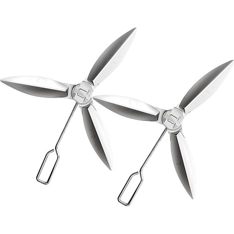 Lot de 2 systèmes de nettoyage à une touche de 56,9 cm compatibles avec les barbecues Weber au charbon/bouilloire, pièces de rechange 7444