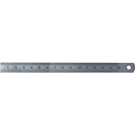 Réglet flexible acier chromé mat classe 2 - 200 mm (1/3)