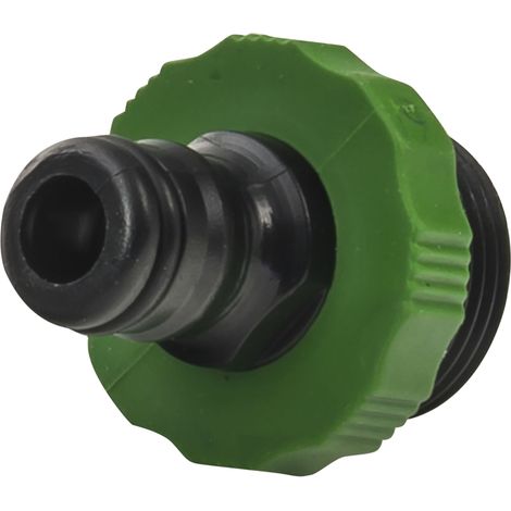 Nez de robinet mâle 3/4 en PVC 20 x 27 mm (1/2)