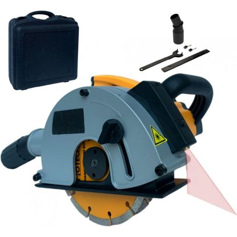 Tracciatrice Scanalatrice Scanalatore da Muro Pareti 1700W con Guida Laser (1/5)
