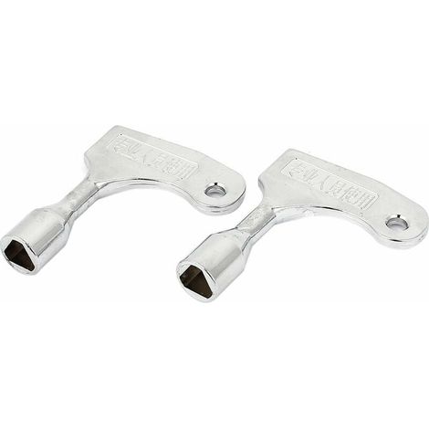 Set mit 2 dreieckigen Schlüsseln zur schnellen Notöffnung von Aufzügen, für 9-mm-Schlösser