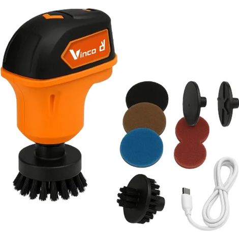 Pulitore multifunzione a batteria 40605 Vinco 4V 2000mAh Li-ion ricarica USB