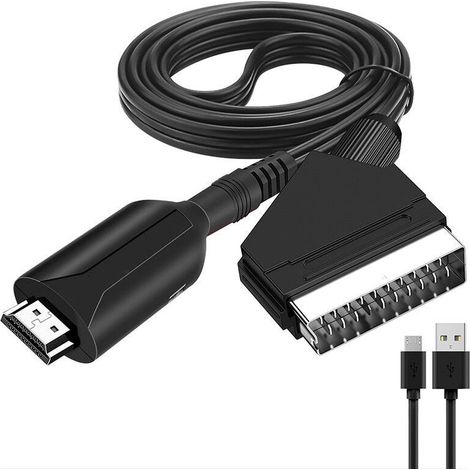 Convertisseur péritel vers Hdmi adaptateur Audio vidéo pour Hdtv/dvd/décodeur/ps3/pal/ntsc Starlight (1/4)