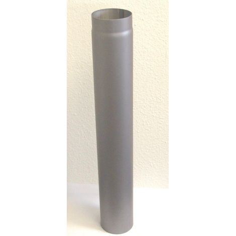 Rauchrohr ø 150, 1000 mm lang 2 mm stark, grau lackiert