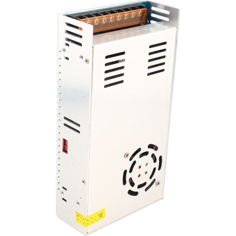 Alimentation à découpage 24V 25A 600W AC110-220V, adaptateur driver en alliage d'aluminium pour bande LED, écran LED et imprimante 3D (S-600-24) (1/5)