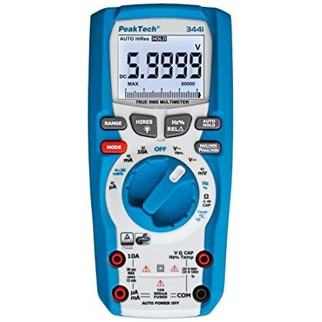 Multimètre peaktech 3441 TRMS IP67 59999 points