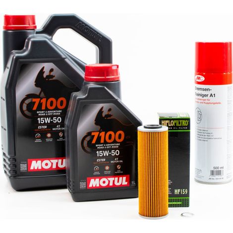 Kit Entretien Vidange pour DUCATI MULTISTRADA V4 S GRAND TOUR de 2024 - MOTUL 7100 15W50 5L