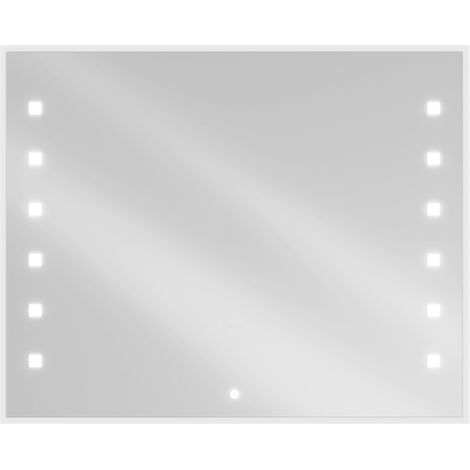 Mexen Ner miroir de salle de bain éclairé 100 x 80 cm, LED 6000K, antibuée - 9809-100-080-611-00 (1/5)