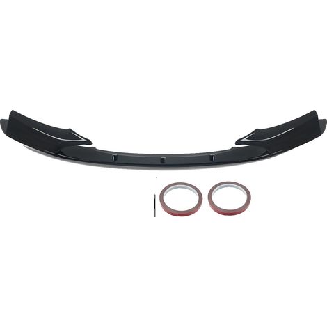 Splitter anteriore, design aerodinamico, installazione diretta, nero lucido (1/2)