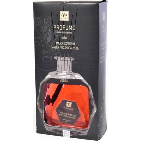DIFFUSORE BACCHETTI VANIGLIA 700ML NERO (1/4)