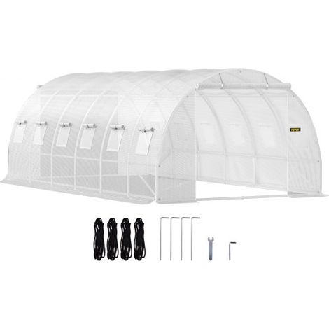 Serre Tunnel Jardin 6 - 1x3x2 1 m Tente Abri Plantes Cadre en (1/5)