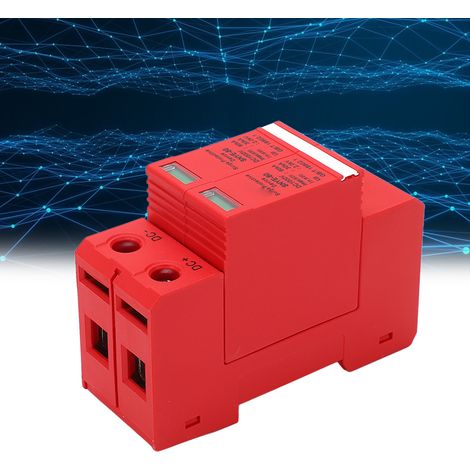 SNYE-60 Überspannungsschutz, Photovoltaik-Schutz, 60KA, dedizierter Überspannungsschutz-Verteilerkasten, DC1000V, orange-rot, 2P. (1/5)