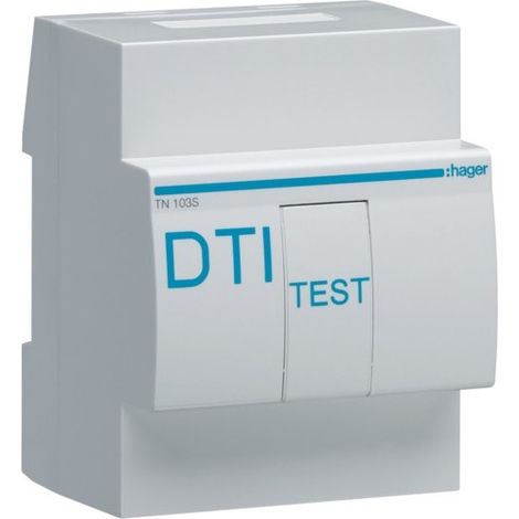 Hager – Coffret de communication DTI format modulaire – Système VDI – Type de port RJ45 – Pour installations réseau professionnelles (1/4)