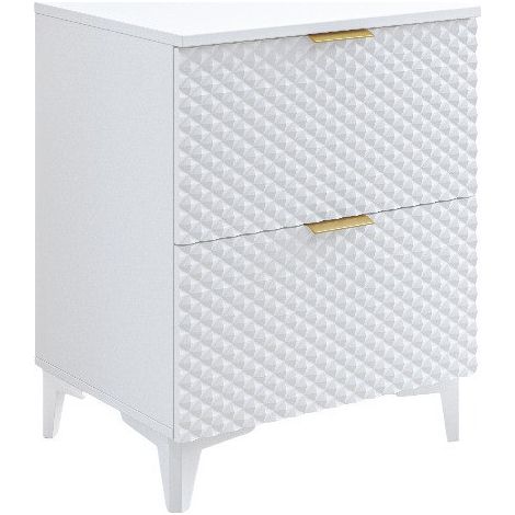 Armario de baño de pie para lavabo Liretu 101, Blanco, Colocada, Número de puertas: 0, 75x60x49cm, MDF, Aglomerado laminado, Número de cajones: 0