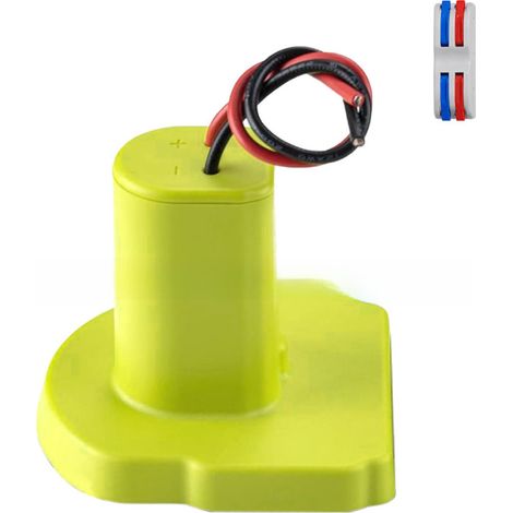 Adaptador de salida DIY con cable, compatible con herramientas eléctricas RYOBI (RYOBI) de 18 V, batería eléctrica de níquel-litio (Liyoubi-Two Lines). (1/5)