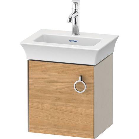 Duravit Tulip blanco, mueble de tocador colgado en la pared,