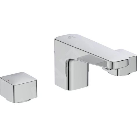 Ideal Standard CeraPlan - Mitigeur de lavabo avec vidage, installation 3 trous, chrome BD243AA (1/4)