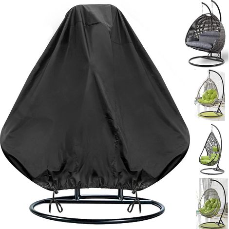 Housse Oeuf Suspendu, Tissu Oxford Housse Oeuf Suspendu Extérieur, Protection pour Housse Fauteuil Suspendu Imperméable, Anti-UV, Coupe-Vent, 230 x 200 cm (1/5)