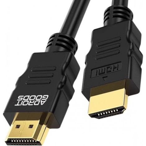 Câble HDMI 2.0 Premium – 4K 60 Hz / 3D – Câble HDMI mâle-mâle – Connecteurs plaqués or – 15 m – Noir (1/5)
