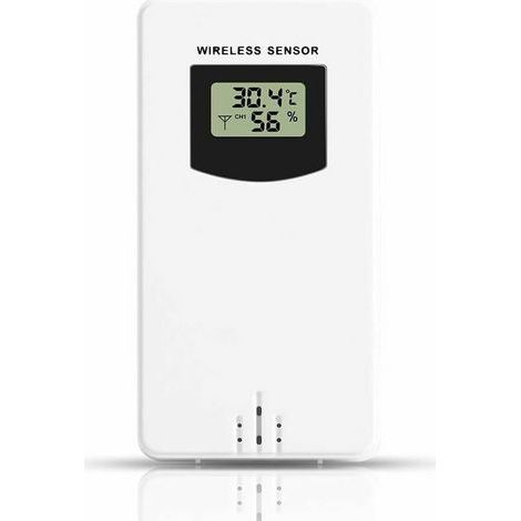 Capteur Exterieur Sans Fil - 433.92 Mhz - Etanche Ip44 - Portee 60 M - Pour Station Meteo - 1 Unite (1/5)