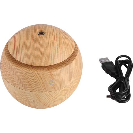 USB-Ultraschall-Luftbefeuchter mit ätherischen Ölen, Diffusor und LED-Touch-Anzeige, gelbes ABS-Gehäuse – Luftreiniger-Aroma-Modell (1/5)