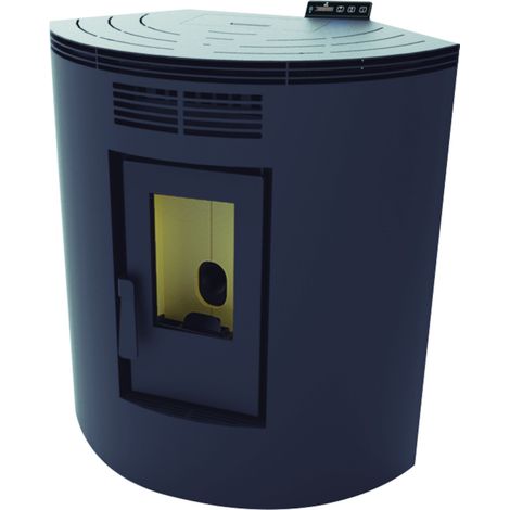 FM Estufa de pellets de rincón BP-100R 9,5kW Negro (1/2)