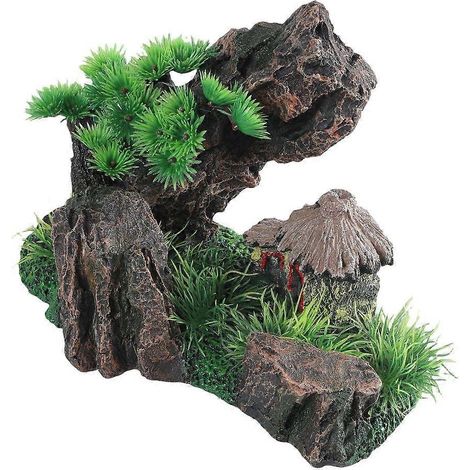 Voici une proposition de titre en français, optimisée pour le SEO et ne dépassant pas 190 caractères :
Décor aquarium résine réaliste, set de montagne, ornement pour bureau, hôtel, maison, paysage na (1/4)