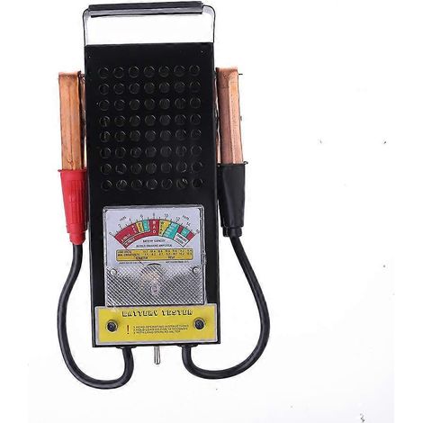 Testeur de charge de batterie 100A, type charge 6V et 12V, pour mécaniciens, voitures et camions, voltmètre 6-12 volts. (1/4)